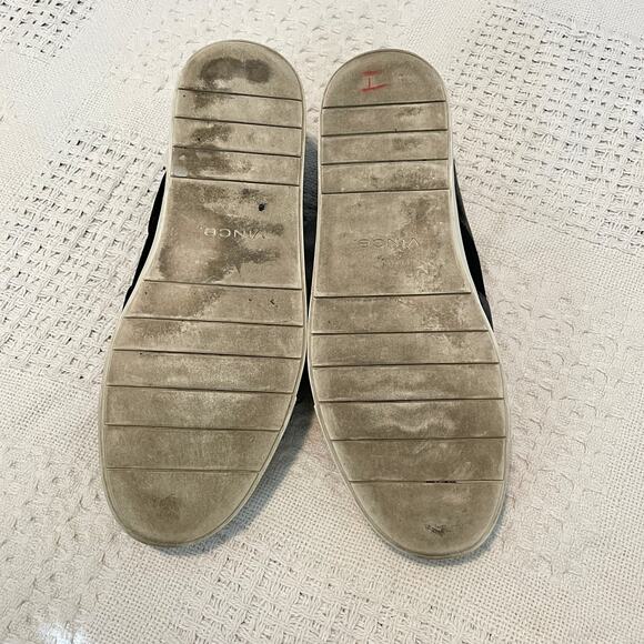 VINCE black velvet stretch slip on sneaker flats size 9 SHELF 5022 - Picture 4 of 9